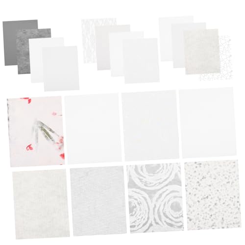 DOITOOL 20 Blatt Mesh Special Paper Planer Lieferungen Scrapbooking DIY -Materialpapier hand papier Schrottbuchpapier strukturiertes Papierpapierpapier Scrapbook-Materialien von DOITOOL