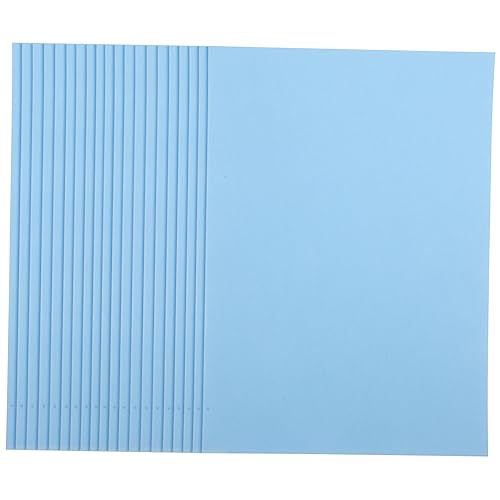 DOITOOL 20 Blatt Papierstau Farbiges Origami-papier Buntes Karton Bastelpapier Herstellen Schrottbuchpapier Druckerpapier Farbiges Kopierpapier Blaue Karte Bastelpapier Selber Falten von DOITOOL
