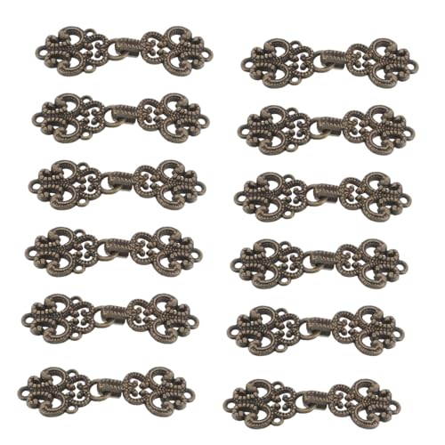 DOITOOL 20 Paare Metall Knöpfe für Cheongsam Hanfu Vintage Chinesische Froschverschluss Schnallen Langlebige Vielseitige Näh Kleidungszubehör für Pullover Verschluss und DIY Projekte DOITOOL 20 Paare Metall Knöpfe für Cheongsam Hanfu Vintage Chinesische Froschverschluss Schnallen Langlebige Vielseitige Näh Kleidungszubehör für Pullover Verschluss und DIY Projekte von DOITOOL