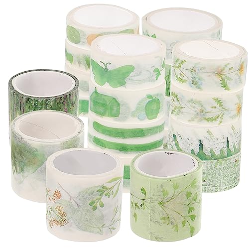DOITOOL 20 Rollen Handbuch Washi Tape Goldfolie Dekoratives Klebeband für Scrapbooking Diy Bastelprojekte Journaling und Geschenkgestaltung Leicht und Tragbar Langlebig und Praktisch von DOITOOL