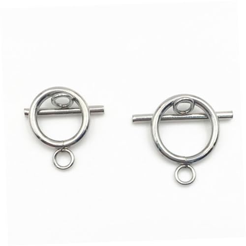 DOITOOL 20 Sätze Edelstahl Schmuckverschlüsse Ot Buckle Toggle Verschlüsse mit O ring Bleifrei Langlebig für DIY Armband Halskette Zubehör Schmuckherstellung DOITOOL 20 Sätze Edelstahl Schmuckverschlüsse Ot Buckle Toggle Verschlüsse mit O ring Bleifrei Langlebig für DIY Armband Halskette Zubehör Schmuckherstellung von DOITOOL