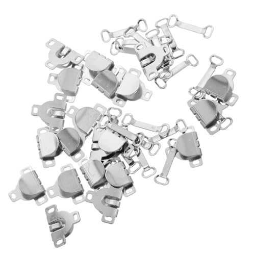 DOITOOL 20 Sätze Haken- und Ösenverschluss zum Nähen DIY Craft Nähverschlüsse Haken- und Ösenverschlüsse für Röcke BH-Haken ersetzen Bausatz Hose Rock Zinklegierung Silver von DOITOOL