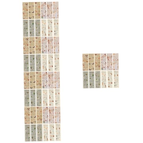 DOITOOL 20 Sätze Vintage Washi Tape Teiliges Klebeband für Scrapbooking Tagebuch und DIY Projekte und Vielseitig Einsetzbar Einzigartiges Design für Bastelarbeiten von DOITOOL