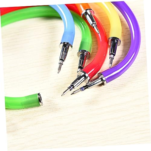 DOITOOL 20 Stck. Teiliges Bunter Biegsamer Armband Kugelschreiber für Flexibler Schreibstift in Candy Farben Kreatives Schulzubehör als und Zufällige Farbe von DOITOOL