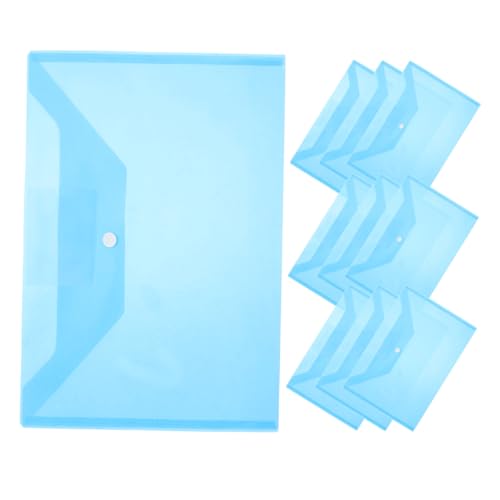 DOITOOL 20 Stück Aktentaschen Dicke Aktenordner Dokumentenhalter Tasche Dokumentenaufbewahrung Organizer Druckknopf Aktenordner Dokumentenhalter Aktenhalter Dokumenten Organizer von DOITOOL