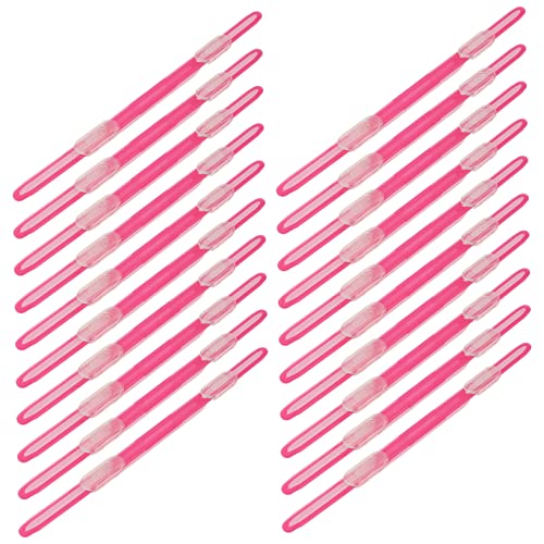 DOITOOL 20 Stück Bindemittel Büroklammern schnellhefter Ordnerklammern Papierverschluss aus Kunststoff Clips Papierbinder Binderclip Papierverschlüsse Bindeclip Plastik rot von DOITOOL