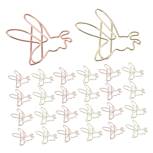 DOITOOL 20 Stück Büroklammern Für Dokumente Clip Produkt Bienenhandwerk Bienen-büroklammer Spaß Datei Geformt Goldene Büroklammern Kleine Büroklammern Papier Bunt Die Zinklegierung DOITOOL 20 Stück Büroklammern Für Dokumente Clip Produkt Bienenhandwerk Bienen-büroklammer Spaß Datei Geformt Goldene Büroklammern Kleine Büroklammern Papier Bunt Die Zinklegierung von DOITOOL