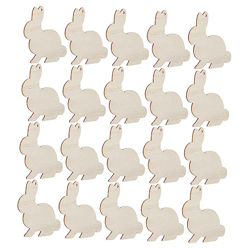 DOITOOL 20 Stück DIY Holzscheiben Teiliges Niedliche Rabbit Holzpendants für Dekoration für Zuhause Partys Feste Unbehandelte DIY Holzornamente mit Aufhängung DOITOOL 20 Stück DIY Holzscheiben Teiliges Niedliche Rabbit Holzpendants für Dekoration für Zuhause Partys Feste Unbehandelte DIY Holzornamente mit Aufhängung von DOITOOL