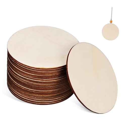 DOITOOL 20 Stück Diy Holzscheiben Runde Holzplatten für Bastelarbeiten Natürliche Holzscheiben für Dekoration Mittelstücke und Projekte DOITOOL 20 Stück Diy Holzscheiben Runde Holzplatten für Bastelarbeiten Natürliche Holzscheiben für Dekoration Mittelstücke und Projekte von DOITOOL