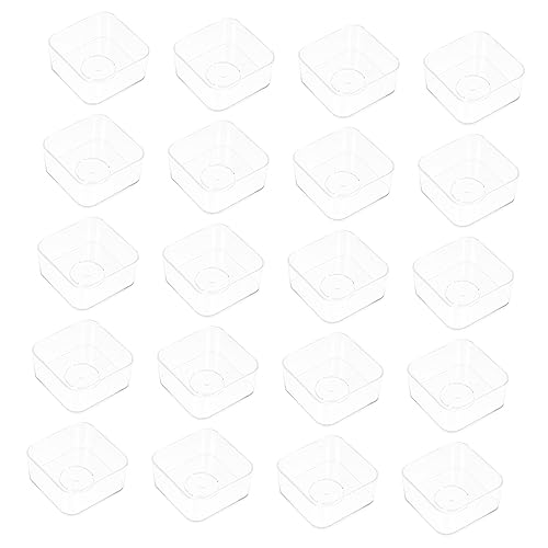 DOITOOL 20 Stück Diy Kerzenform Kunststoff Teelichtbecher Hitzebeständige Kerzenhalter für Kerzenherstellung für Bastelprojekte und von DOITOOL