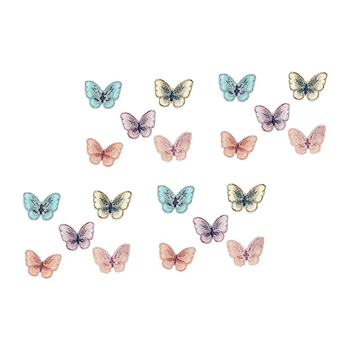 DOITOOL 20 Stück Diy Stickerei Patches Farbenfrohe Schmetterlingsapplikationen für Kleidung Kreative Dekoration und Bastelmaterialien für Kostüme und Scrapbooking DOITOOL 20 Stück Diy Stickerei Patches Farbenfrohe Schmetterlingsapplikationen für Kleidung Kreative Dekoration und Bastelmaterialien für Kostüme und Scrapbooking von DOITOOL