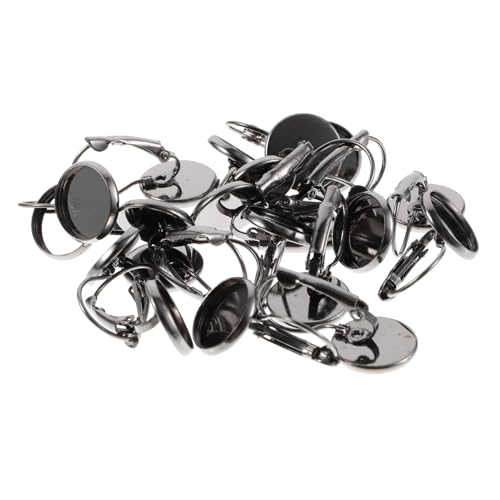 DOITOOL 20 Stück Earring Trays für Diy Schmuck Bezel Pendants Gunmetal Leichte und Praktische Ohrhaken für Ohrringe für Kreative Projekte DOITOOL 20 Stück Earring Trays für Diy Schmuck Bezel Pendants Gunmetal Leichte und Praktische Ohrhaken für Ohrringe für Kreative Projekte von DOITOOL
