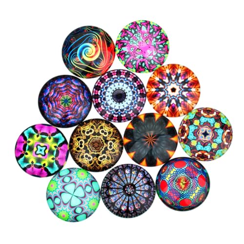 DOITOOL 20 Stück Ethnische Patches Runde Mosaik Cabochons für Diy Schmuck Fotoanhänger und Bastelprojekte Einzigartiges Design für Dekorationen DOITOOL 20 Stück Ethnische Patches Runde Mosaik Cabochons für Diy Schmuck Fotoanhänger und Bastelprojekte Einzigartiges Design für Dekorationen von DOITOOL