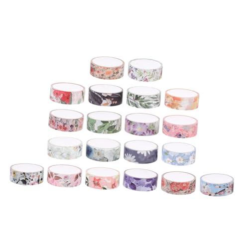 DOITOOL 20 Stück Handgemalte Washi Tapes Dekorative Klebebänder für Scrapbooking Journaling und Diy Projekte für Notizbücher Karten und Bastelarbeiten DOITOOL 20 Stück Handgemalte Washi Tapes Dekorative Klebebänder für Scrapbooking Journaling und Diy Projekte für Notizbücher Karten und Bastelarbeiten von DOITOOL