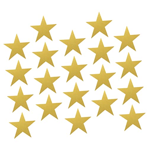 DOITOOL 20 Stück Handscherenschnitt mit fünfzackigem Stern hängende Sterndekorationen aus Papier Wand papierschere decoupage DIY material Dekorationen aus Papierausschnitten Golden DOITOOL 20 Stück Handscherenschnitt mit fünfzackigem Stern hängende Sterndekorationen aus Papier Wand papierschere decoupage DIY material Dekorationen aus Papierausschnitten Golden von DOITOOL