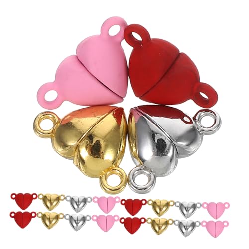 DOITOOL 20 Stück Herzförmige Magnetverschlüsse für Diy Schmuck Armbandverbindungen für Hochzeitsaccessoires und Kreative Projekte DOITOOL 20 Stück Herzförmige Magnetverschlüsse für Diy Schmuck Armbandverbindungen für Hochzeitsaccessoires und Kreative Projekte von DOITOOL