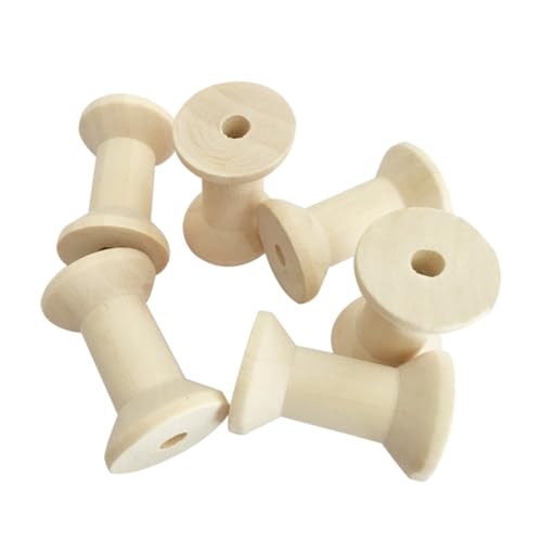 DOITOOL 20 Stück Holzspulen für Garn und Bänder Natürliche Leere Fadenspulen Langlebig Vielseitig für DIY Näharbeiten Basteln Dekorative Holz Garnhalter Einfache Organisation von Nähgarn DOITOOL 20 Stück Holzspulen für Garn und Bänder Natürliche Leere Fadenspulen Langlebig Vielseitig für DIY Näharbeiten Basteln Dekorative Holz Garnhalter Einfache Organisation von Nähgarn von DOITOOL