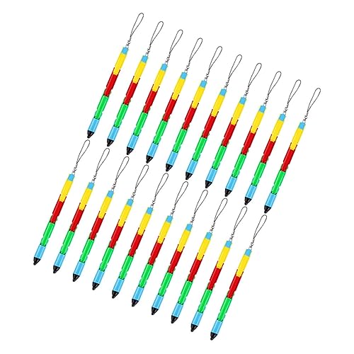 DOITOOL 20 Stück Klappstift für Studenten schreibutensilien kugelschreiber Schülerstift student gadgets ballpoint pen Schreibwaren Tinte Klappstift aus Kunststoff Partytütenfüller Plastik von DOITOOL