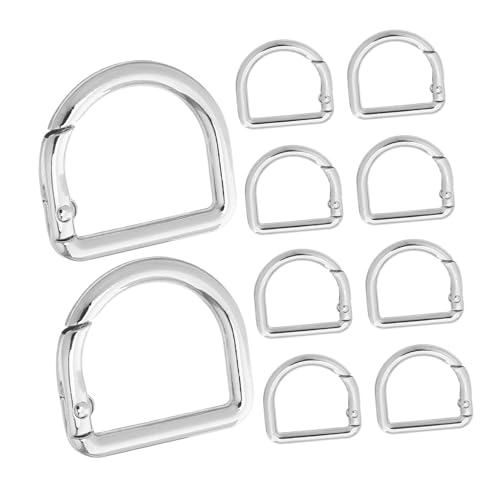 DOITOOL 20 Stück Kleine Metall-feder-d-ringe Schlüsselanhänger Clips Glatte Oberfläche Schnappbarer Verschluss Vielseitig für DIY Schlüssel Taschen Haustier-zubehör Zuverlässige DOITOOL 20 Stück Kleine Metall-feder-d-ringe Schlüsselanhänger Clips Glatte Oberfläche Schnappbarer Verschluss Vielseitig für DIY Schlüssel Taschen Haustier-zubehör Zuverlässige von DOITOOL