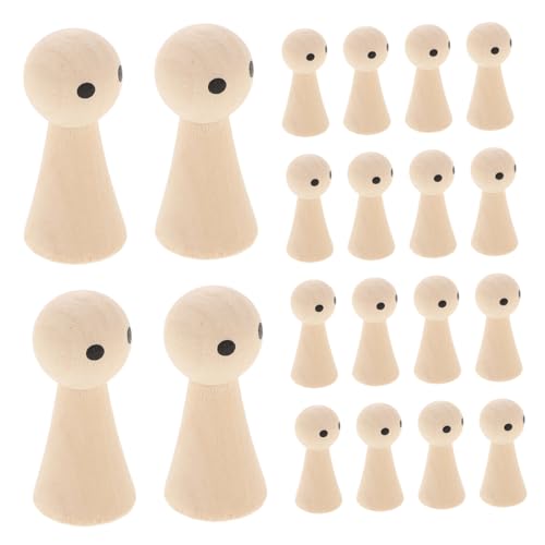 DOITOOL 20 Stück Lackiertes Holzpuppe Anbindung unbemalt groß Heringe Lieferungen Kind handgefertigt für unvollendete Peg-Leute Mini -Figur Leute pfeifen Mini- Holzfiguren Beige DOITOOL 20 Stück Lackiertes Holzpuppe Anbindung unbemalt groß Heringe Lieferungen Kind handgefertigt für unvollendete Peg-Leute Mini -Figur Leute pfeifen Mini- Holzfiguren Beige von DOITOOL