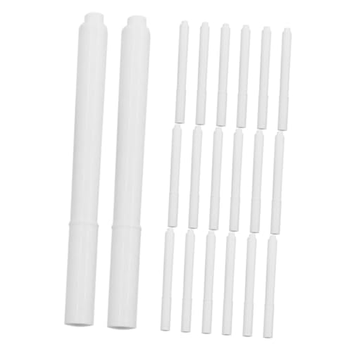 DOITOOL 20 Stück Löschbarer Whiteboard-marker Spiegelmarkierungen Löschbare Kreidemarker Für Die Tafel Kreidetafelmarker, Trocken Abwischbar Fenstermarker Für Glas Abwaschbar Plastik Weiß von DOITOOL