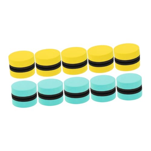 DOITOOL 20 Stück Magnetplatte Abwischen Trockener Löschbrett Trockene Radiergummis Trockener Radiergummi Whiteboard-radierer Planke Löschbar Spitze Green Filzstoff von DOITOOL