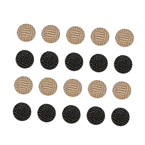 DOITOOL 20 Stück Metallknöpfe für Kleidung Unisex Nähknöpfe Gold und Schwarz für Blazer Anzüge Kleider Jacken und Diy Projekte DOITOOL 20 Stück Metallknöpfe für Kleidung Unisex Nähknöpfe Gold und Schwarz für Blazer Anzüge Kleider Jacken und Diy Projekte von DOITOOL