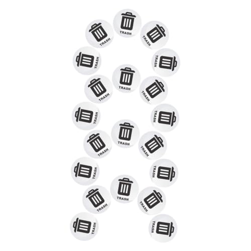 DOITOOL 20 Stück Mülltonnen Aufkleber Rund Recycle Etiketten Selbstklebend Wetterfest Für Büro Hotel Schule Abfallbehälter DOITOOL 20 Stück Mülltonnen Aufkleber Rund Recycle Etiketten Selbstklebend Wetterfest Für Büro Hotel Schule Abfallbehälter von DOITOOL