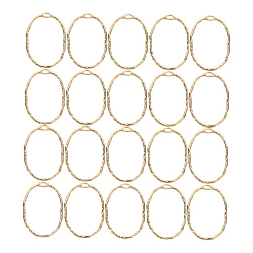 DOITOOL 20 Stück Ohrring-Anhänger Form Schmuck Herstellung Lieferungen Handwerk Schlüssel Perlen Scheibe Charme Masse Reiz Armband-Anhänger Hohlanhänger aus Legierung Zinklegierung Golden DOITOOL 20 Stück Ohrring-Anhänger Form Schmuck Herstellung Lieferungen Handwerk Schlüssel Perlen Scheibe Charme Masse Reiz Armband-Anhänger Hohlanhänger aus Legierung Zinklegierung Golden von DOITOOL