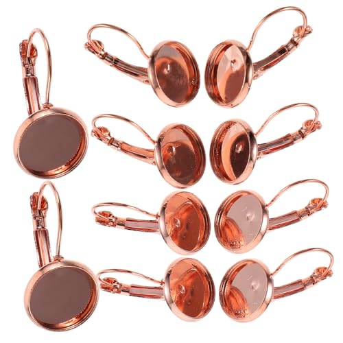 DOITOOL 20 Stück Ohrring Bezel Trays Roségold Schmuck Diy Ohrhaken Basis Eisengestell Schmuckanhänger Tabletts für Harz Schmuckherstellung DOITOOL 20 Stück Ohrring Bezel Trays Roségold Schmuck Diy Ohrhaken Basis Eisengestell Schmuckanhänger Tabletts für Harz Schmuckherstellung von DOITOOL
