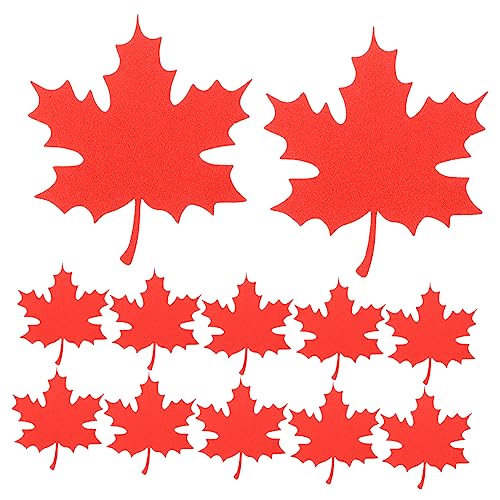DOITOOL 20 Stück Papier schneiden Ahornblätter Papierahornblätter Dekoration ausgeschnitten papierschere decoupage Blätter zum Schneiden von glitzerndem Papier glitzernde Herbstblätter rot DOITOOL 20 Stück Papier schneiden Ahornblätter Papierahornblätter Dekoration ausgeschnitten papierschere decoupage Blätter zum Schneiden von glitzerndem Papier glitzernde Herbstblätter rot von DOITOOL
