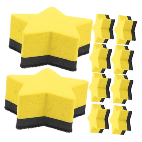 DOITOOL 20 Stück Pentagramm-radiergummi Radiergummi Für Trockenlöschtafel Radiergummis Für Trockenlöschtafeln Trockenlöscher Für Das Klassenzimmer Radiergummis Trockenrotler Filzstoff Gelb DOITOOL 20 Stück Pentagramm-radiergummi Radiergummi Für Trockenlöschtafel Radiergummis Für Trockenlöschtafeln Trockenlöscher Für Das Klassenzimmer Radiergummis Trockenrotler Filzstoff Gelb von DOITOOL