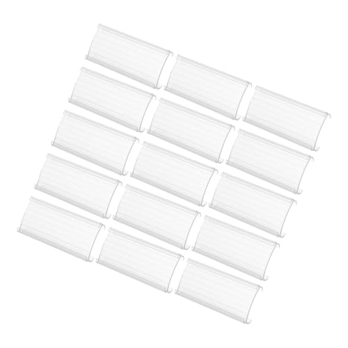 DOITOOL 20 Stück Preiskarte Pantry -Etiketten Regaletikettenhalter aus Draht Inhaber -Label -Halter Display-Clip-Halter Etikettenhalter für Einkaufszentrum Tag-Display-Halter Plastik DOITOOL 20 Stück Preiskarte Pantry -Etiketten Regaletikettenhalter aus Draht Inhaber -Label -Halter Display-Clip-Halter Etikettenhalter für Einkaufszentrum Tag-Display-Halter Plastik von DOITOOL