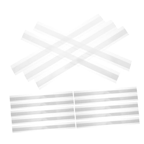 DOITOOL 20 Stück Regaletiketten Regal -etikett -clips Selbstklebendes Regaletikett Preisschildhalter Für Den Einzelhandel Regaleinsatzkanal Etikettenstreifen Für Regale Transparent von DOITOOL