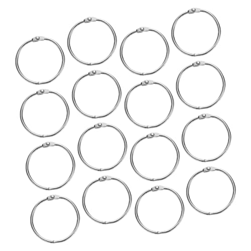 DOITOOL 20 Stück Ringbuch-ring D Schlüsselringe Stichworte Lose Blattringe Für Aufklappbare Ringe Pflicht Praktische Buchringe Bastelringe Flexible Buchringe Metall Silver DOITOOL 20 Stück Ringbuch-ring D Schlüsselringe Stichworte Lose Blattringe Für Aufklappbare Ringe Pflicht Praktische Buchringe Bastelringe Flexible Buchringe Metall Silver von DOITOOL
