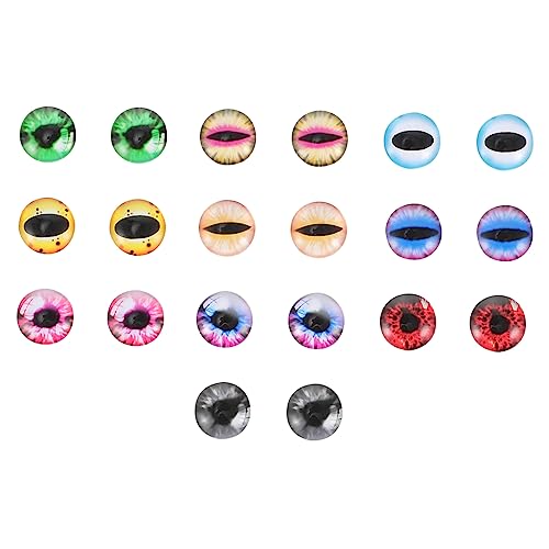 DOITOOL 20 Stück Runde Cabochons für Schmuckherstellung Dekorative Patches mit Verschiedenen Mustern für Diy Juwelierarbeiten und Bastelprojekte von DOITOOL