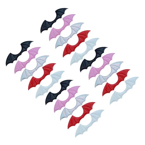 DOITOOL 20 Stück Stofffledermaus -Flügelzubehör bestickte Fledermausflügel Kleidung Fledermäuse halloween haarschmuck halloween dekoration Aufkleber Partygeschenk Halloween-Handwerksflügel DOITOOL 20 Stück Stofffledermaus -Flügelzubehör bestickte Fledermausflügel Kleidung Fledermäuse halloween haarschmuck halloween dekoration Aufkleber Partygeschenk Halloween-Handwerksflügel von DOITOOL