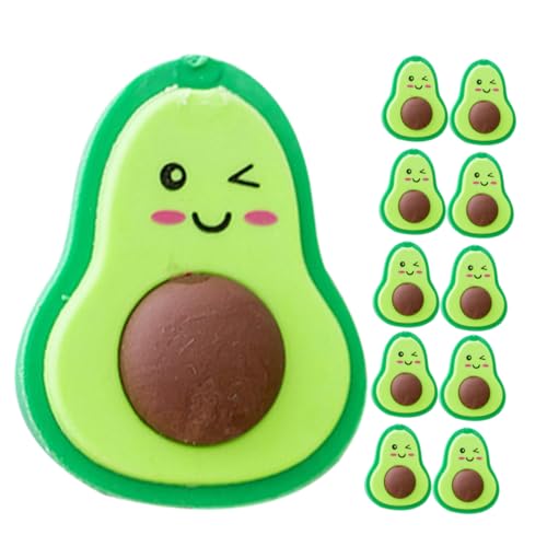 DOITOOL 20 Stück Teiliges Cartoon Radiergummis Avocado Form Radiergummis für Bürobedarf Kreative Schreibwaren für Studenten für Partys und DOITOOL 20 Stück Teiliges Cartoon Radiergummis Avocado Form Radiergummis für Bürobedarf Kreative Schreibwaren für Studenten für Partys und von DOITOOL