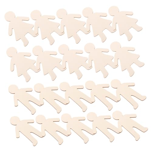 DOITOOL 20 Stück Teiliges Diy Holzornamente für Unvollendete Holzstücke zum Basteln Kreative Graffiti Dekoration für Zuhause Interaktive Familienaktivitäten und Handwerkskunst DOITOOL 20 Stück Teiliges Diy Holzornamente für Unvollendete Holzstücke zum Basteln Kreative Graffiti Dekoration für Zuhause Interaktive Familienaktivitäten und Handwerkskunst von DOITOOL