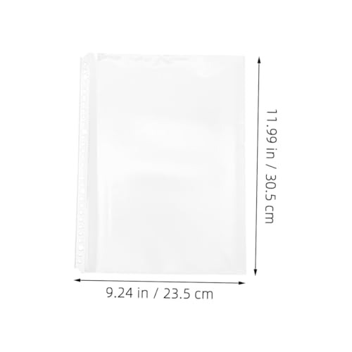 DOITOOL 20 Stück Teiliges Dokumentenhüllen mit Löchern Transparente PP Klarsichthüllen Wasserfeste Abheftbare Sammelmappen Einlagen für Büro Schule und Zuhause zur Dokumentenorganisation DOITOOL 20 Stück Teiliges Dokumentenhüllen mit Löchern Transparente PP Klarsichthüllen Wasserfeste Abheftbare Sammelmappen Einlagen für Büro Schule und Zuhause zur Dokumentenorganisation von DOITOOL