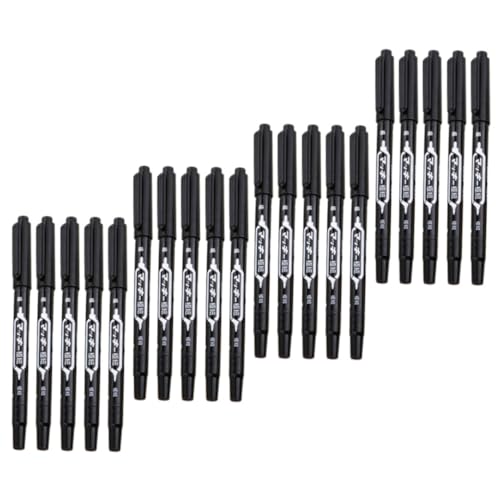 DOITOOL 20 Stück Teiliges Doppelseitiges Ölmarker Multifunktionaler Öliger Marker mit Feiner Spitze Robustes Schreib und Zeichengerät für Bürobedarf und Künstlerische Anwendungen DOITOOL 20 Stück Teiliges Doppelseitiges Ölmarker Multifunktionaler Öliger Marker mit Feiner Spitze Robustes Schreib und Zeichengerät für Bürobedarf und Künstlerische Anwendungen von DOITOOL