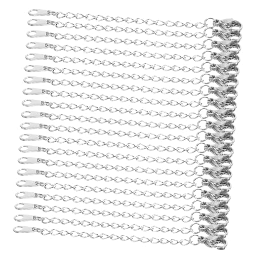 DOITOOL 20 Stück Teiliges Edelstahl armbandverlängerungsset mit Karabinerverschluss DIY Schmuckverlängerungsketten für Halsketten und Armbänder Langlebig und Vielseitig für DOITOOL 20 Stück Teiliges Edelstahl armbandverlängerungsset mit Karabinerverschluss DIY Schmuckverlängerungsketten für Halsketten und Armbänder Langlebig und Vielseitig für von DOITOOL