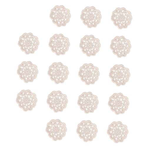 DOITOOL 20 Stück Teiliges Handgefertigter Gehäkelter Baumwollblumen Diy-zubehör für Näh Bastelprojekte Kleine Applikationen zum Aufnähen für Kleidungsdekoration und Kunsthandwerk DOITOOL 20 Stück Teiliges Handgefertigter Gehäkelter Baumwollblumen Diy-zubehör für Näh Bastelprojekte Kleine Applikationen zum Aufnähen für Kleidungsdekoration und Kunsthandwerk von DOITOOL