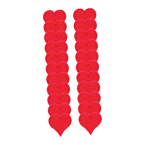 DOITOOL 20 Stück Teiliges Herzförmige Stickerei Aufnäher Bügelflicken zum Aufbügeln und Aufnähen DIY Stoffapplikationen für Kleidung Taschen Hüte Reparatur und Dekoration DOITOOL 20 Stück Teiliges Herzförmige Stickerei Aufnäher Bügelflicken zum Aufbügeln und Aufnähen DIY Stoffapplikationen für Kleidung Taschen Hüte Reparatur und Dekoration von DOITOOL