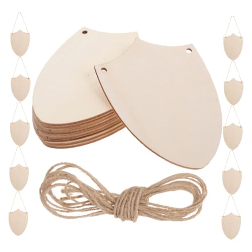 DOITOOL 20 Stück Teiliges Holzschild Ausschnitte Schildform Unbehandelt Robustes Holz für DIY Geburtstagsdekorationen Mittelalterliche Party Bastelprojekte Kreative Holzverzierungen DOITOOL 20 Stück Teiliges Holzschild Ausschnitte Schildform Unbehandelt Robustes Holz für DIY Geburtstagsdekorationen Mittelalterliche Party Bastelprojekte Kreative Holzverzierungen von DOITOOL