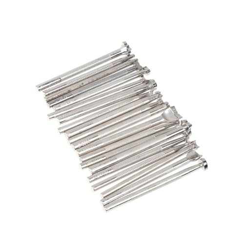 DOITOOL 20 Stück Teiliges Lederstempel Werkzeugset Diy Lederbearbeitung Prägewerkzeuge für Sattelmachen für Anfänger Profis Vielseitiger Stempel für Muster von DOITOOL