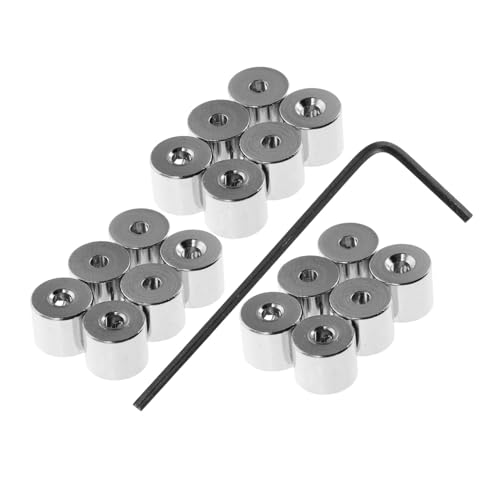 DOITOOL 20 Stück Teiliges Locking Pin Backs mit Schraubverschluss und Schraubenschlüssel Sichere Verschlüsse für DIY Schmuckherstellung Zuverlässige Ansteckerverschlüsse für Broschen und von DOITOOL