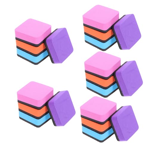 DOITOOL 20 Stück Teiliges Magnetisches Whiteboard-magnetwischer Eva-filz Wiederverwendbare Quadratische Tafelreiniger für Klassenzimmer und Büro Haftet Sicher Magnetischen Oberflächen von DOITOOL