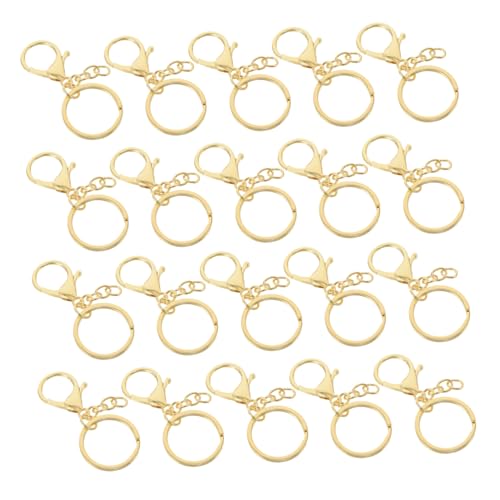 DOITOOL 20 Stück Teiliges Metall Lobster Karabinerhaken mit Kette Langlebige Schlüsselclip Haken aus Eisen Kompakt und Sicher für DIY Schmuckherstellung und Schlüsselanhänger Zubehör DOITOOL 20 Stück Teiliges Metall Lobster Karabinerhaken mit Kette Langlebige Schlüsselclip Haken aus Eisen Kompakt und Sicher für DIY Schmuckherstellung und Schlüsselanhänger Zubehör von DOITOOL
