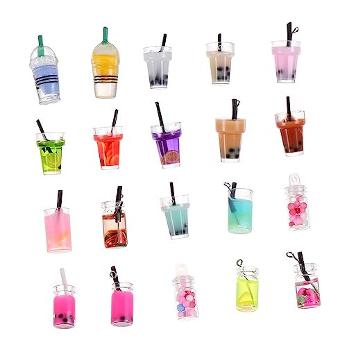 DOITOOL 20 Stück Teiliges Mini Milchtee Becher aus Hochwertigem Resin Realistische DIY Puppenhaus Deko Sicher und Langlebig für Mini Haus Accessoires und Kreative Bastelprojekte DOITOOL 20 Stück Teiliges Mini Milchtee Becher aus Hochwertigem Resin Realistische DIY Puppenhaus Deko Sicher und Langlebig für Mini Haus Accessoires und Kreative Bastelprojekte von DOITOOL